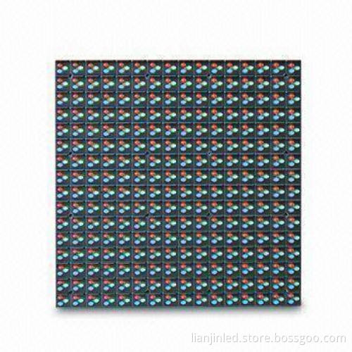 LED Module with DIP 1R1G1B, Pixel Pitch of 10mm, 100,000 Hours Lifespan